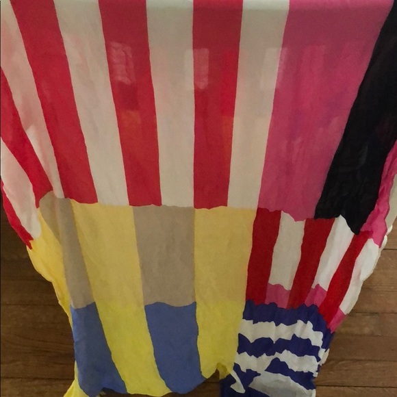 NWT Kate Spade Color Block Scarf - Picture 5 of 6